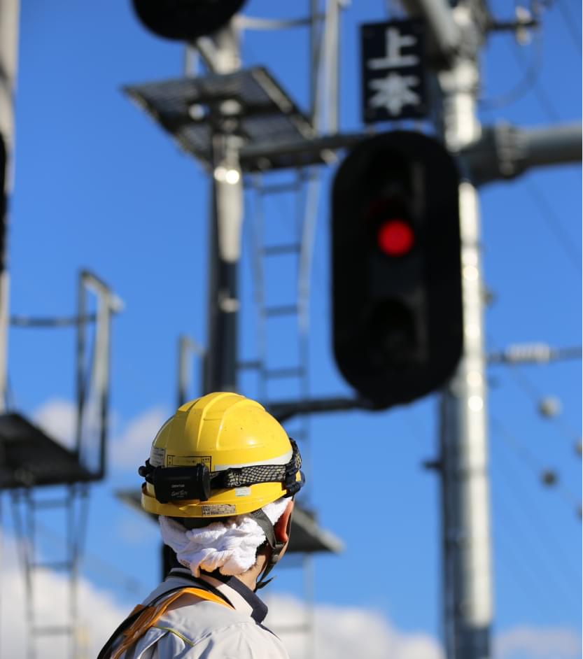 社員の後ろ姿の写真